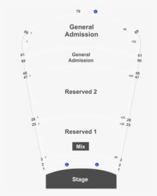 Red Rocks Seating Chart, HD Png Download, Free Download