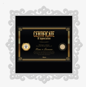 Certificate Frame - Circle, HD Png Download, Free Download