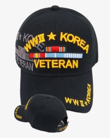 World War Ii Korea Veteran Shadow Cap - Baseball Cap, HD Png Download, Free Download