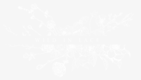 Wild In Lace - Johns Hopkins Logo White, HD Png Download, Free Download