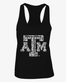 Lace Pattern Logo Texas A&m Aggies Shirt - Active Tank, HD Png Download, Free Download