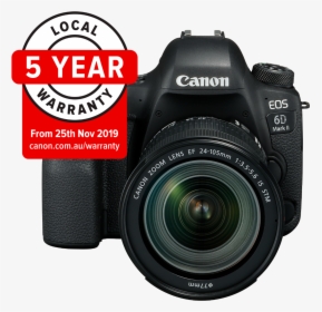 Canon Eos 6d Mark Ii W/ef 24- 105mm Is Stm Lens Digital - Canon Cameras, HD Png Download, Free Download