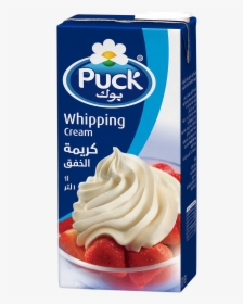 Whipping Cream - Puck Whipping Cream Recipes, HD Png Download, Free Download