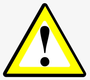 Black Yellow Warning 1 Clip Art - Road Sign Meanings Uk, HD Png Download, Free Download