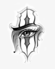Chicano Clown Eye Drawing, HD Png Download, Free Download