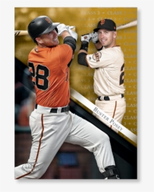 Buster Posey 2019 Topps Gold Label Baseball Poster - Baseball Player, HD Png Download, Free Download