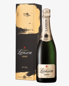 Champagne Lanson Gold Label Brut Vintage 2008"  Title="champagne - Lanson Gold Label 2008, HD Png Download, Free Download