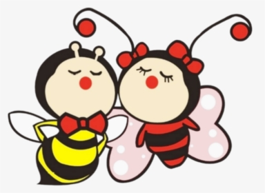 #freetoedit #cute #ladybug #bumblebee - Honeybee, HD Png Download, Free Download