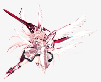 Sword Fighter Anime Girl , Png Download - Anime Angel, Transparent Png, Free Download