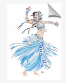 Blue Belly Dancer - Anime Belly Dancer Blue, HD Png Download, Free Download