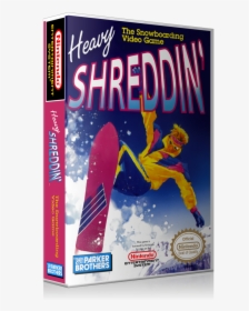 Nes Heavy Shreddin Retail Game Cover To Fit A Ugc Style - Heavy Shreddin Nes Cover, HD Png Download, Free Download