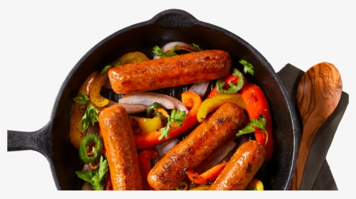 Pan Of Beyond Meat Sausages - Breakfast Sausage, HD Png Download, Free Download