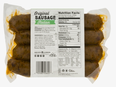 Vegan Italian Sausage Tofurky, HD Png Download, Free Download