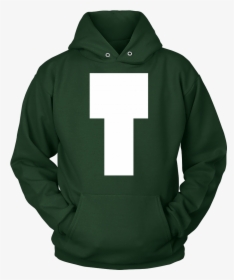 T Transparent Style - Hoodie With Letter T, HD Png Download, Free Download