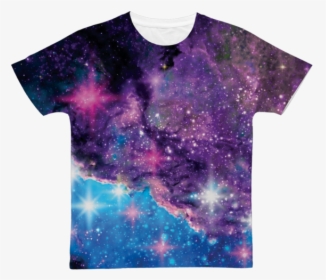 Galaxy Classic Sublimation Adult T-shirt - Milky Way, HD Png Download, Free Download