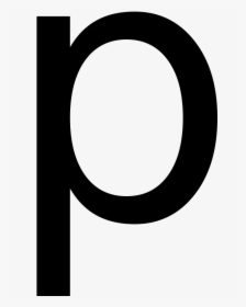 Lower Case Letter P, HD Png Download, Free Download