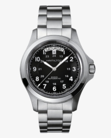 King Auto The King Auto Comes In A Stainless Steel - Hamilton Khaki, HD Png Download, Free Download