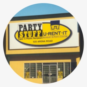 Party Stuff U Rent It - Label, HD Png Download, Free Download