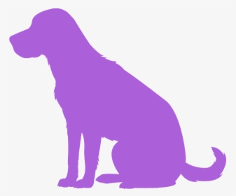 Sitting Lab Dog Silhouette, HD Png Download, Free Download