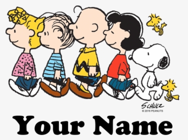 Walking No Bg Personalized - Charlie Brown Peanuts Walking, HD Png Download, Free Download
