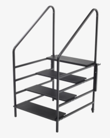 Four Steps With Handrails - Shelf, HD Png Download, Free Download