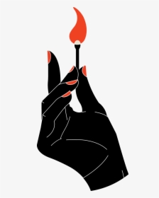 Pepper Nectar Hot Sauce Brand Icon Of A Woman"s Hand - Illustration, HD Png Download, Free Download