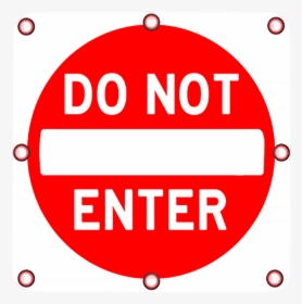 Ts40 Flashing Do Not Enter Sign Day - Not Enter Sign, HD Png Download, Free Download