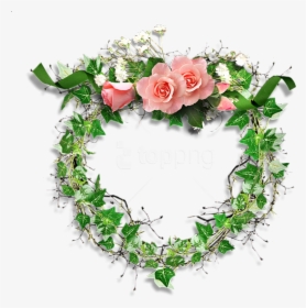 Free Png Transparent Frame Leaves And Roses Background - Transparent Leafy Green Background, Png Download, Free Download
