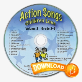 Action Songs Children Love Cd, HD Png Download, Free Download