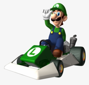 Luigi Kart Transparent & Png Clipart Free Download - Mario Kart Ds Luigi, Png Download, Free Download