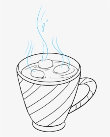 How To Draw Hot Chocolate - Chocolate Drawing, HD Png Download, Free Download
