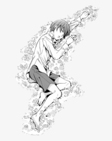 ““transparent Ciel Lying In A Bed Of Flowers For Your - Transparent Black Butler Manga, HD Png Download, Free Download