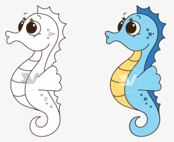 Collection Of Transparent - Clip Art Sea Horse, HD Png Download, Free Download