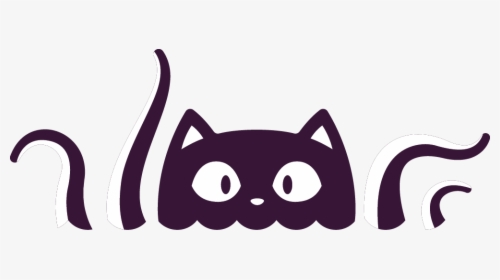 Octo-meow - Black Cat, HD Png Download, Free Download