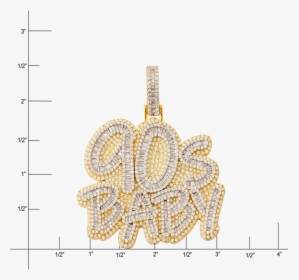 90"s Baby Baguette Diamond Pendant, HD Png Download, Free Download