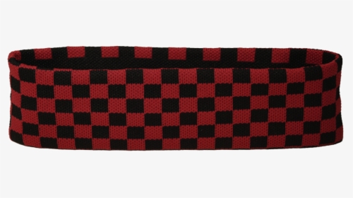 Checkered Red-black Headband / Sweatband - Winding Road Clipart, HD Png Download, Free Download