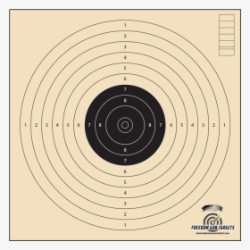 10m Air Pistol Target, HD Png Download, Free Download
