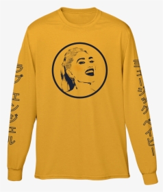 Gwen Gold Long Sleeve - Long-sleeved T-shirt, HD Png Download, Free Download