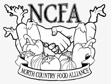 Ncfa Logo Black And White - Cartoon, HD Png Download, Free Download