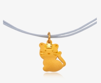 Pure Gold Oriental Zodiac Tiger Necklace - Pendant, HD Png Download, Free Download