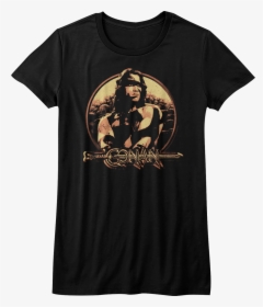 Junior Distressed Conan The Barbarian Shirt - Conan The Barbarian T Shirt, HD Png Download, Free Download