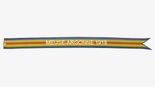 Usaf World War I Battle Streamer Meuse Argonne 1918, - Parallel, HD Png Download, Free Download
