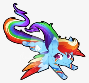 Wings Clipart Chibi - My Little Pony Rainbow Dash Chibi, HD Png Download, Free Download
