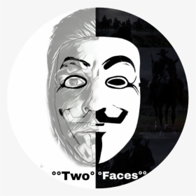 #°°two°°faces°° - Face Mask, HD Png Download, Free Download