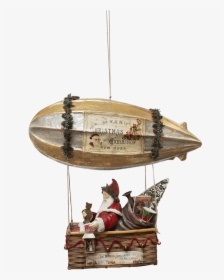 Nostalgic Santa Claus On The Airship - Slave Ship, HD Png Download, Free Download