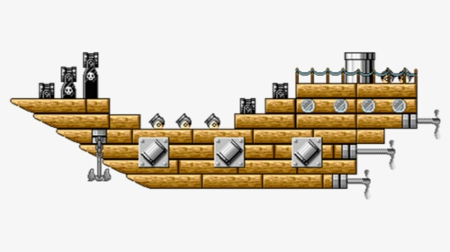 Bowser's Airship Transparent Background, HD Png Download, Free Download