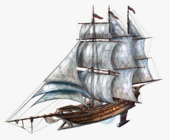 Full-rigged Ship, HD Png Download, Free Download