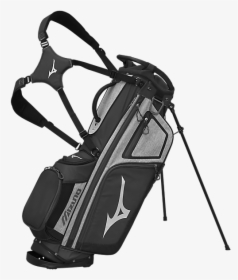 Mizuno Golf Br-d4 Stand Bag Grey Black - Mizuno 2018 Br D4 Stand Golf Bag, HD Png Download, Free Download
