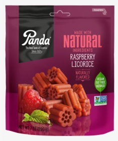 Panda Natural Raspberry Licorice 200g - Panda Raspberry Licorice, HD Png Download, Free Download
