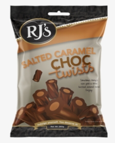 Salted Caramel Chocolate Twists - Rj's Chocolate Licorice Logs, HD Png Download, Free Download